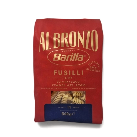 Barilla Al Bronzo Fusilli - makaron świderki z semoliny durum 500g